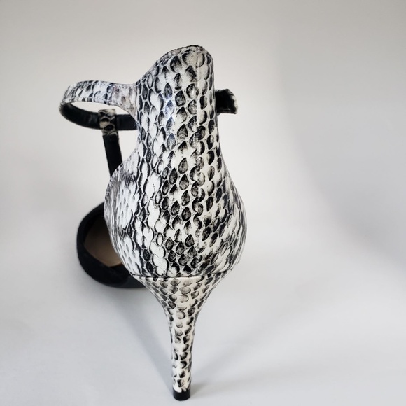 Jones New Yorks Shoes Dakota Black/White Heels size 6.5 - Picture 2 of 10